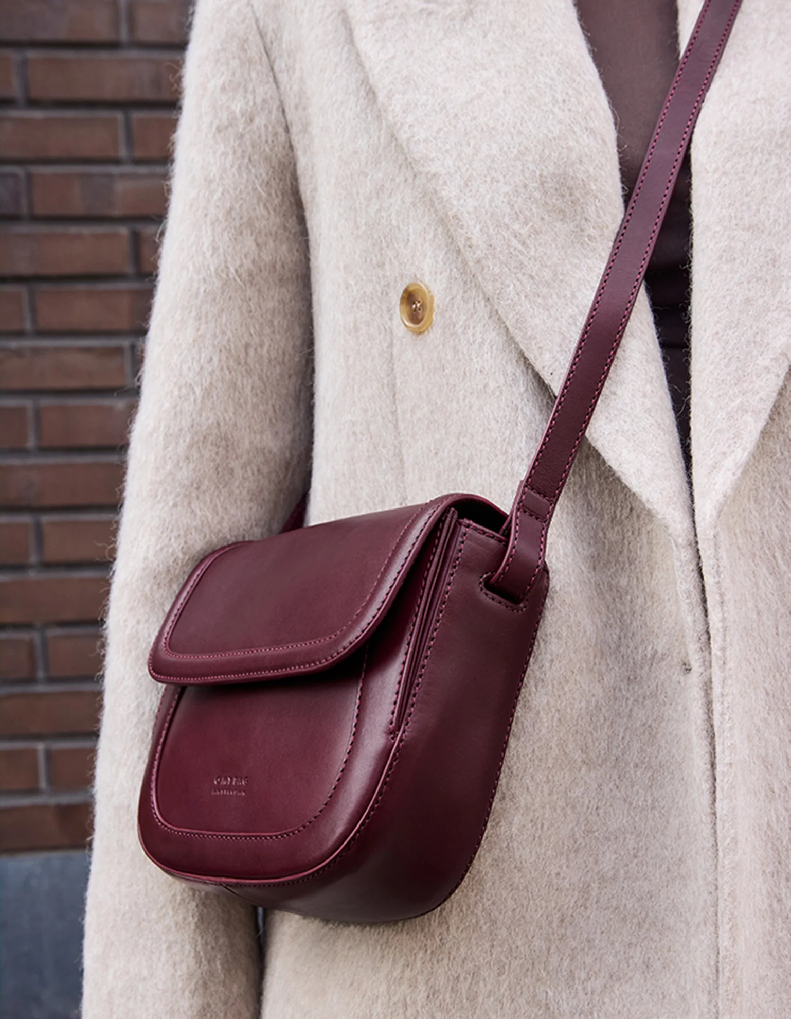 Nina - Dark Cherry Classic Leather - Image 8