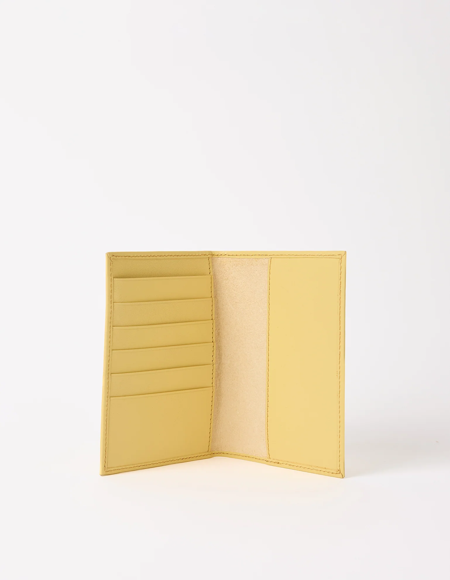 Passport Holder - Butter Yellow Classic Leather - Image 3