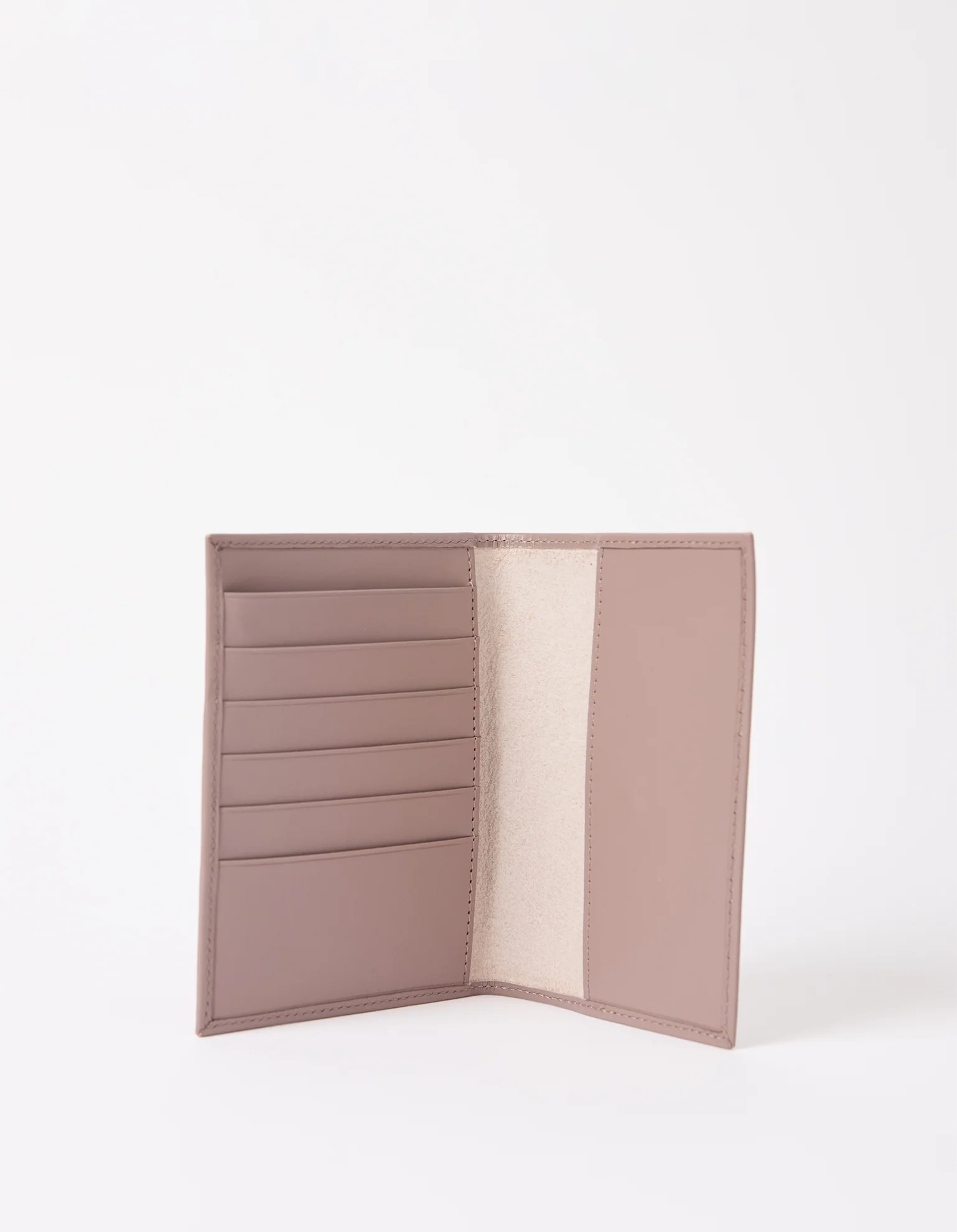 Passport Holder - Pale Mauve Classic Leather - Image 3