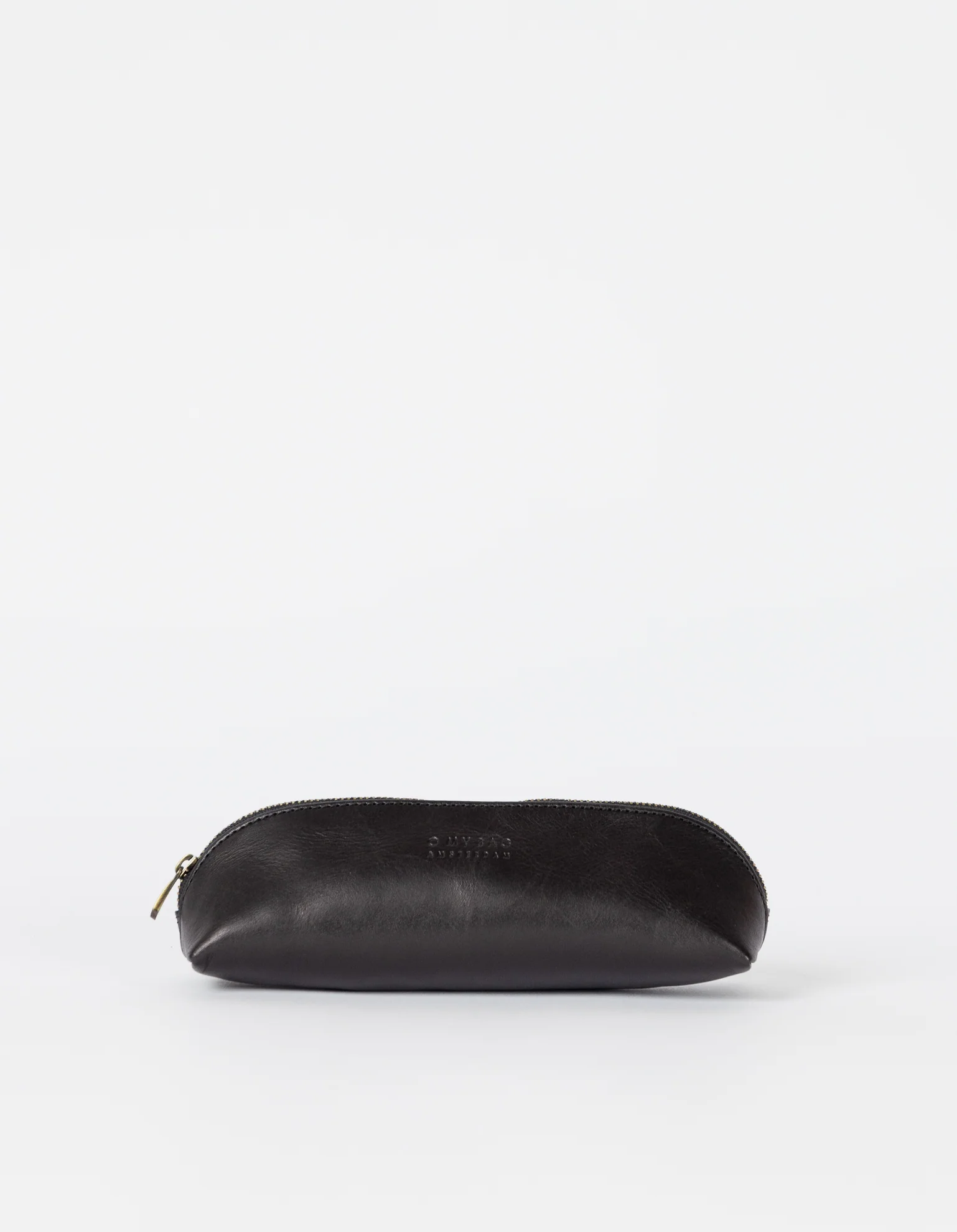 Pencil Case Small - Black Classic Leather