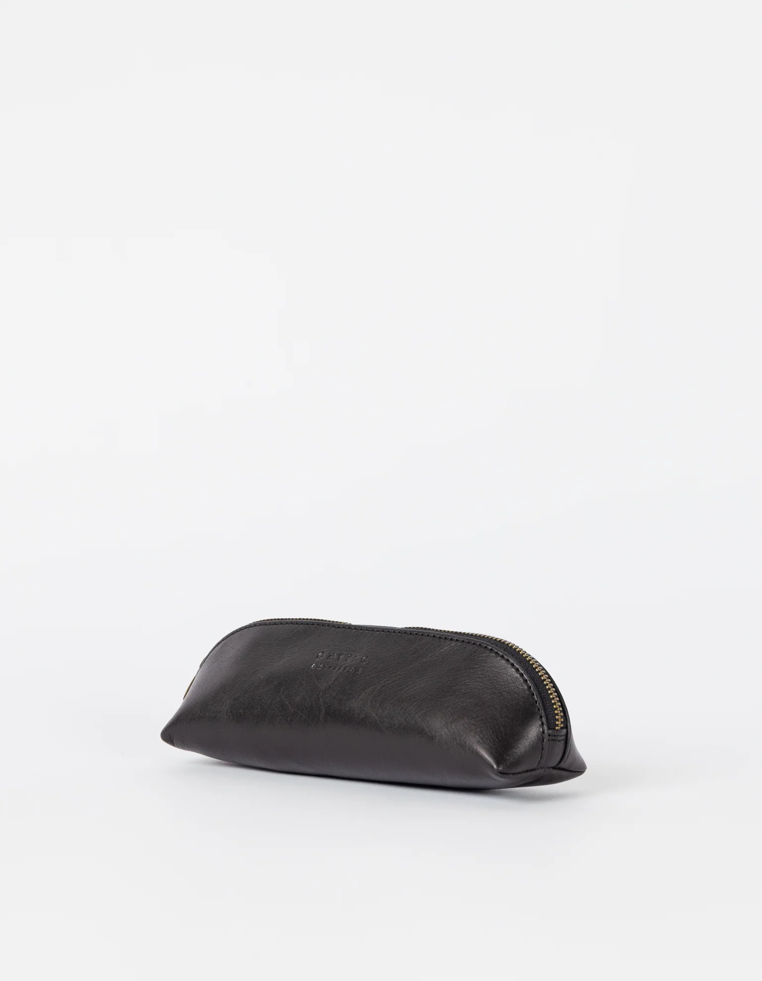 Pencil Case Small - Black Classic Leather - Image 2