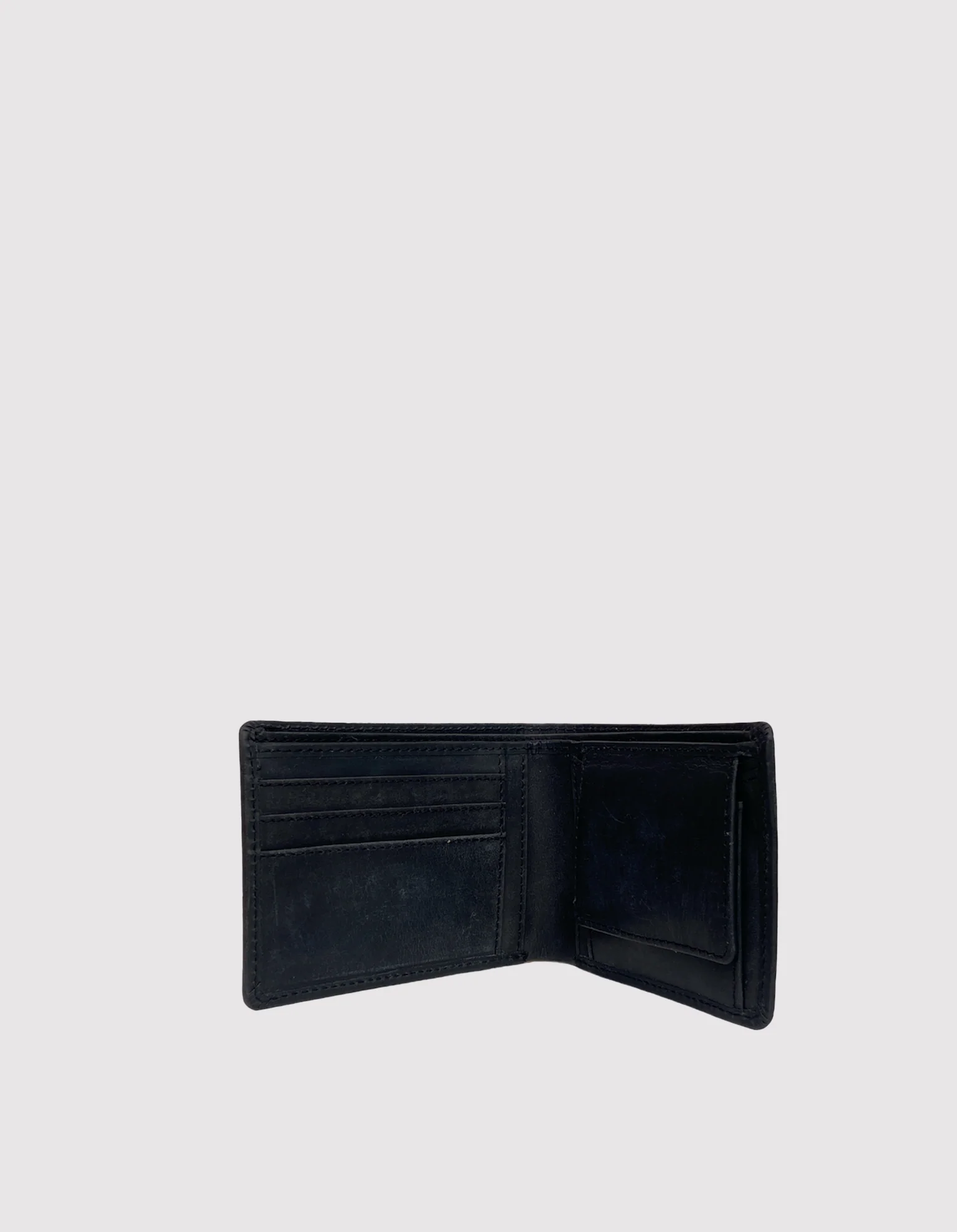 Perfectly Imperfect Tobi's Wallet - Black Hunter Leather - Image 3