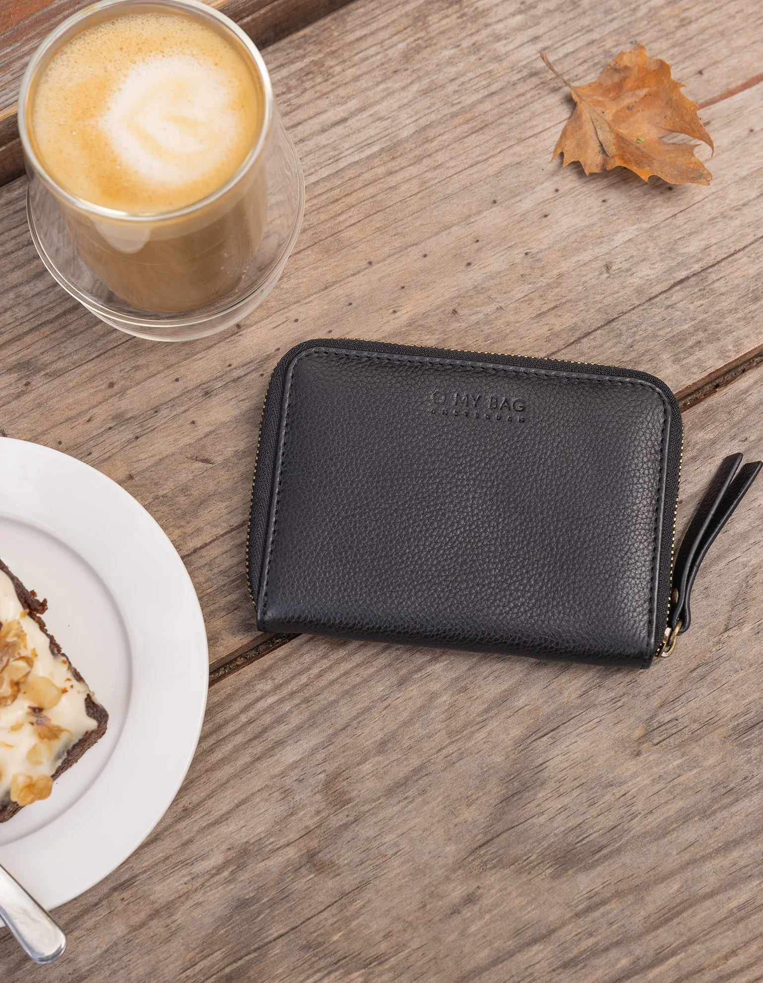 Robbie Wallet - Black Soft Grain Leather - Image 6