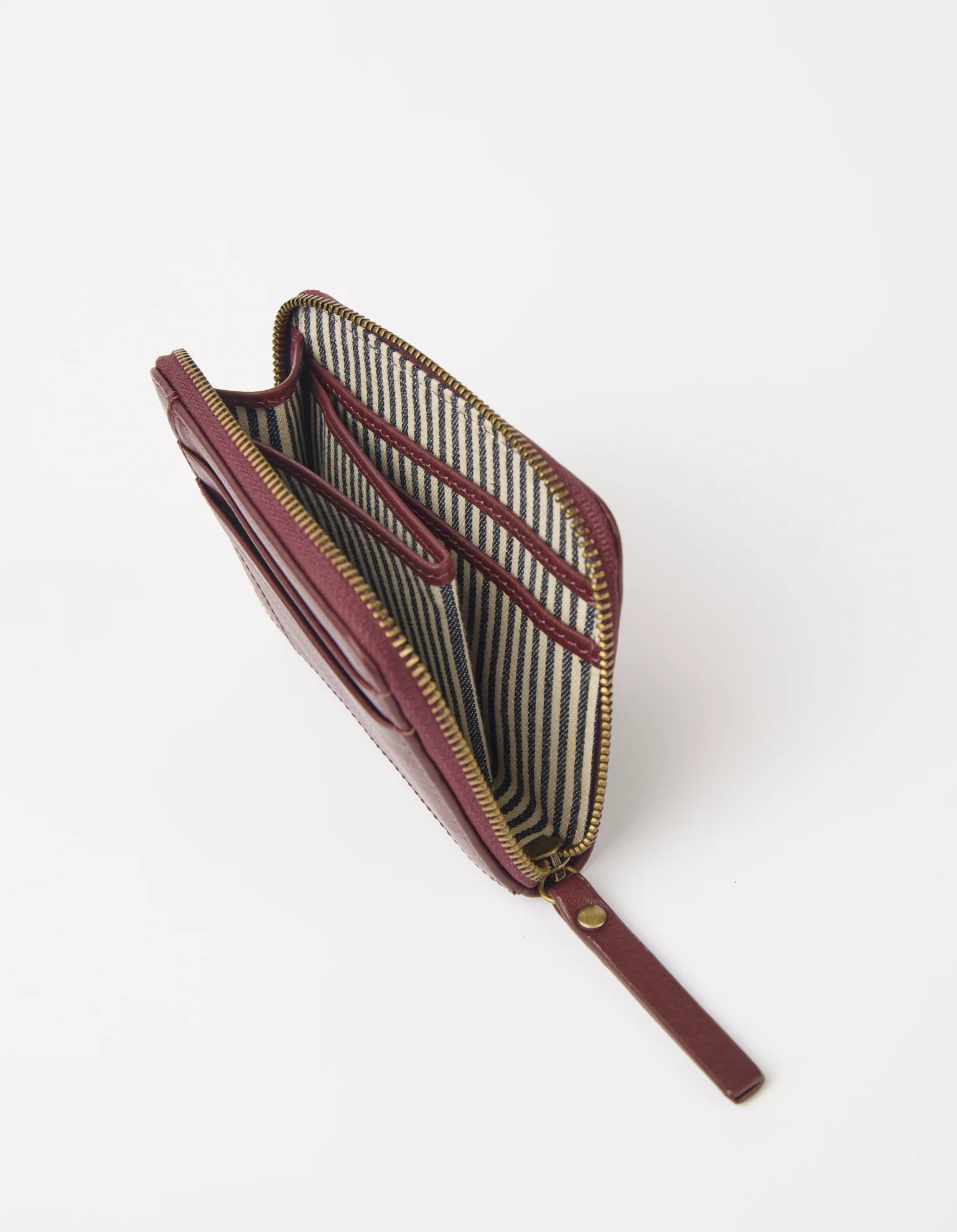 Robbie Wallet - Dark Cherry Soft Grain Leather - Image 3