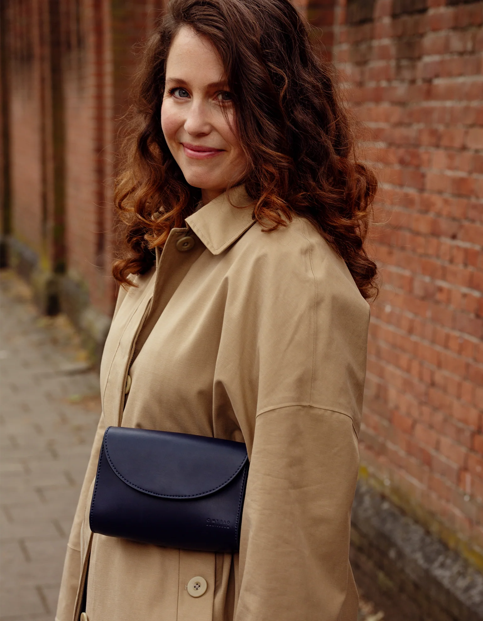 Sanne Belt Bag - Navy Vegan Uppeal™ - Image 8