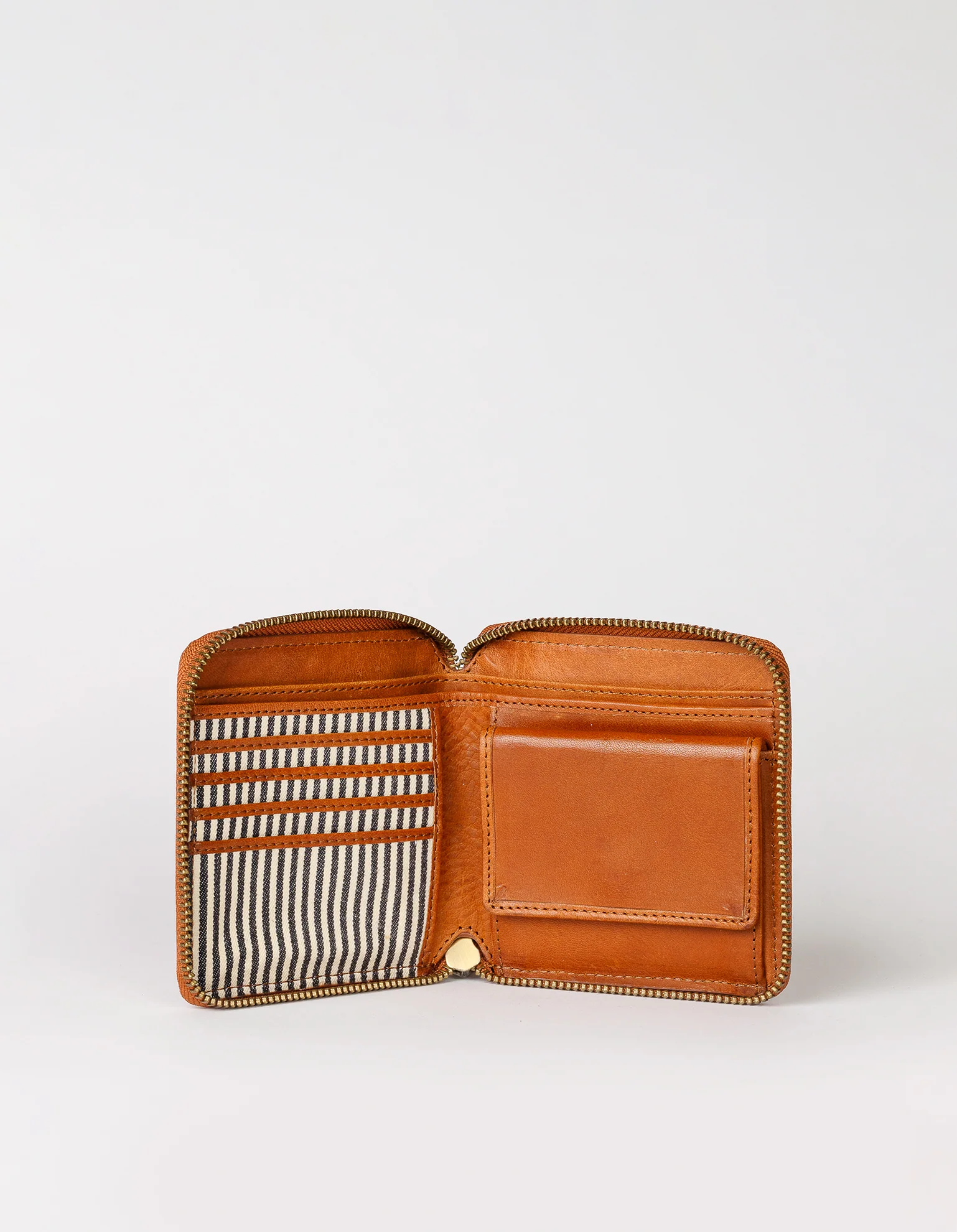 Sonny Square Wallet - Cognac Stromboli Leather - Image 3