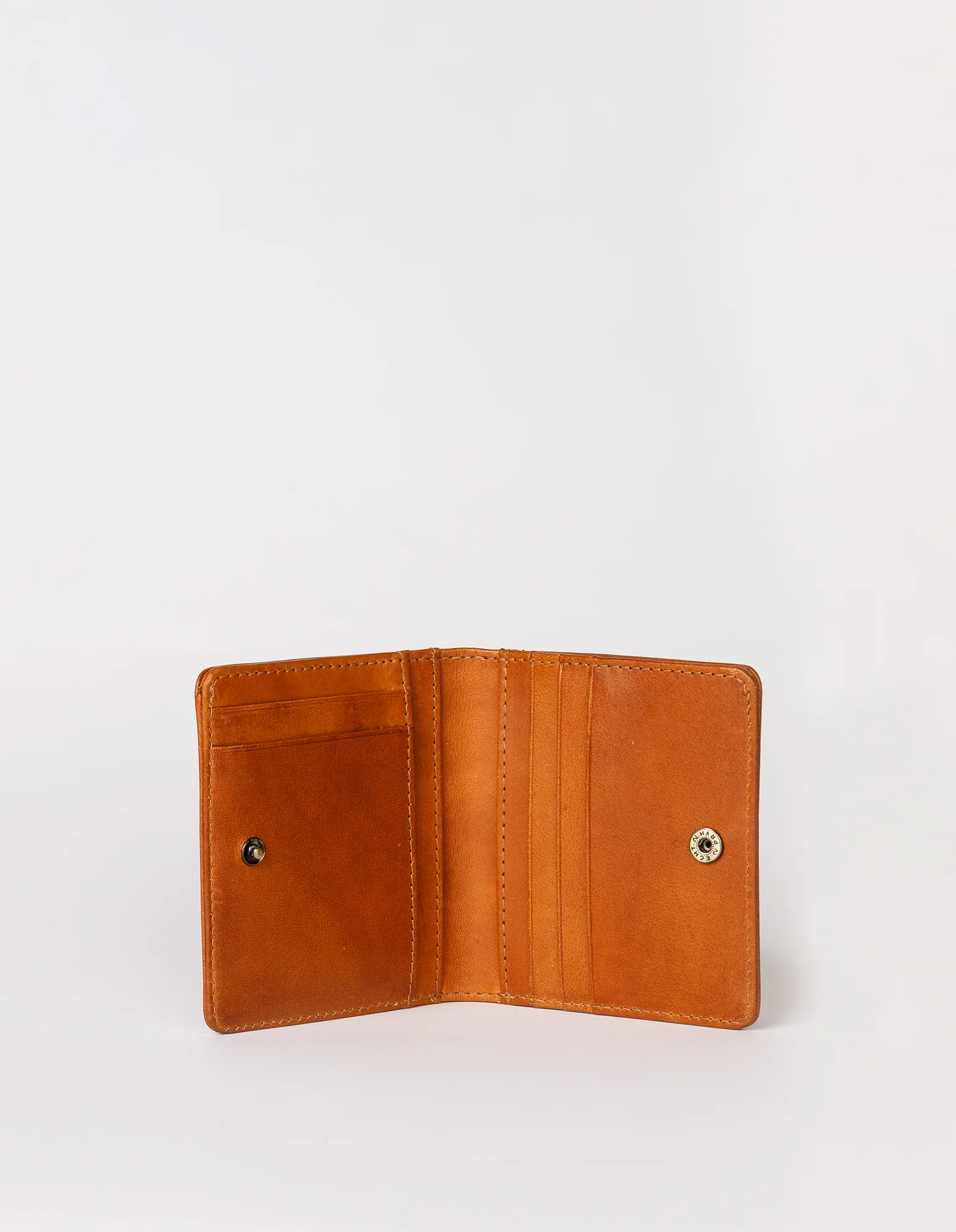Alex Fold-Over Wallet - Cognac Classic Leather - Image 3